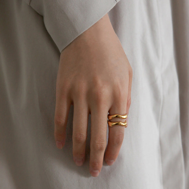 "Soulmate" Stackable Gold Ring