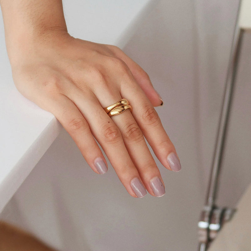 "Soulmate" Stackable Gold Ring