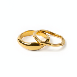 "Soulmate" Stackable Gold Ring